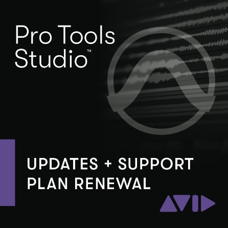 Pro Tools | Studio 1-Year Software Updates + Support Plan RENEWAL for Pro Tools Perpetual